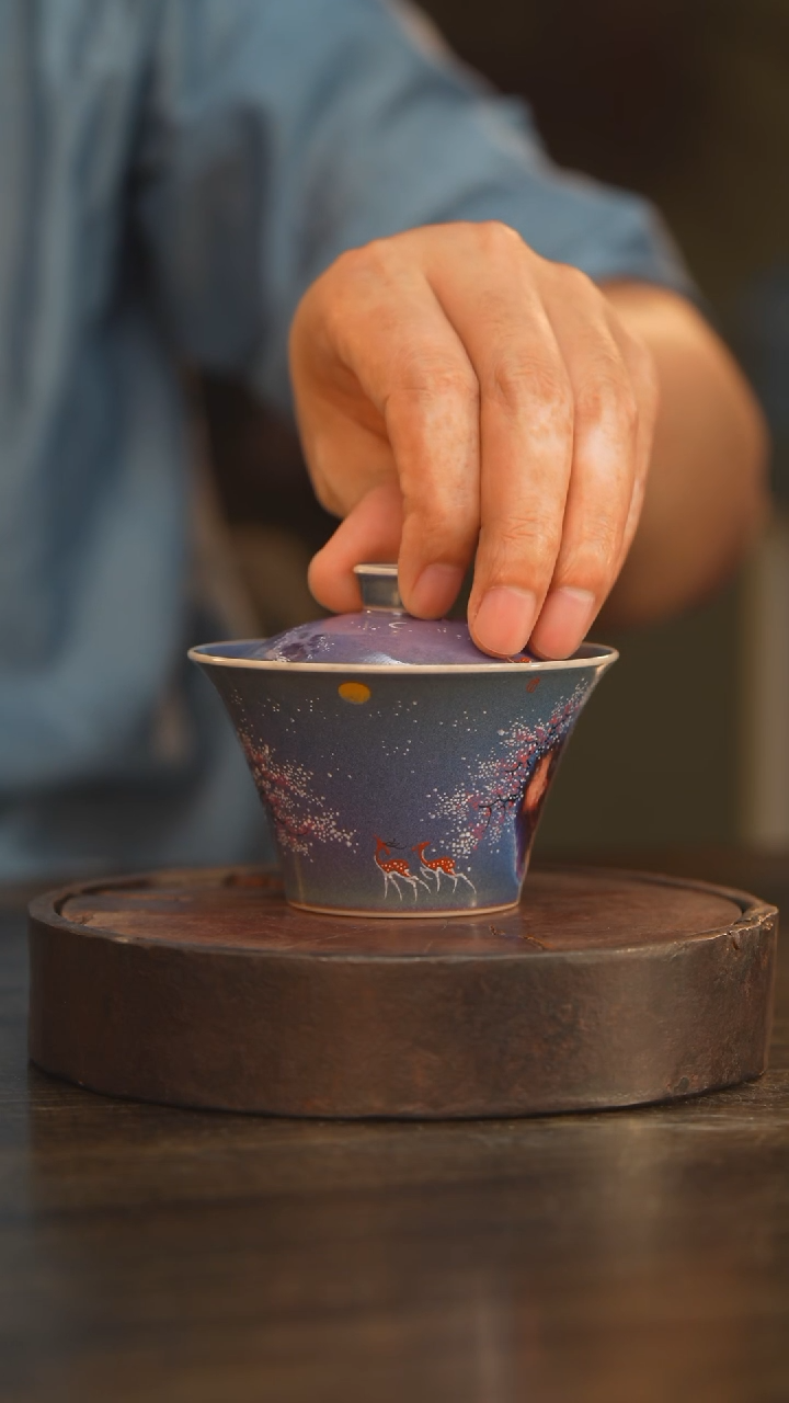 杯36柴房陶瓷柴烧马蹄杯