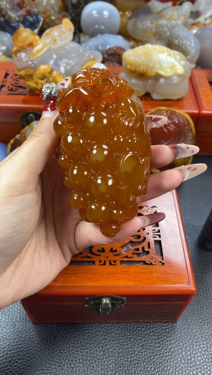 【闪购商品】玛瑙/玉髓手把未镶嵌1