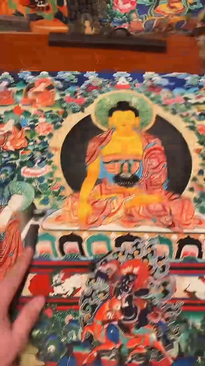 装裱画精美唐卡tk16046