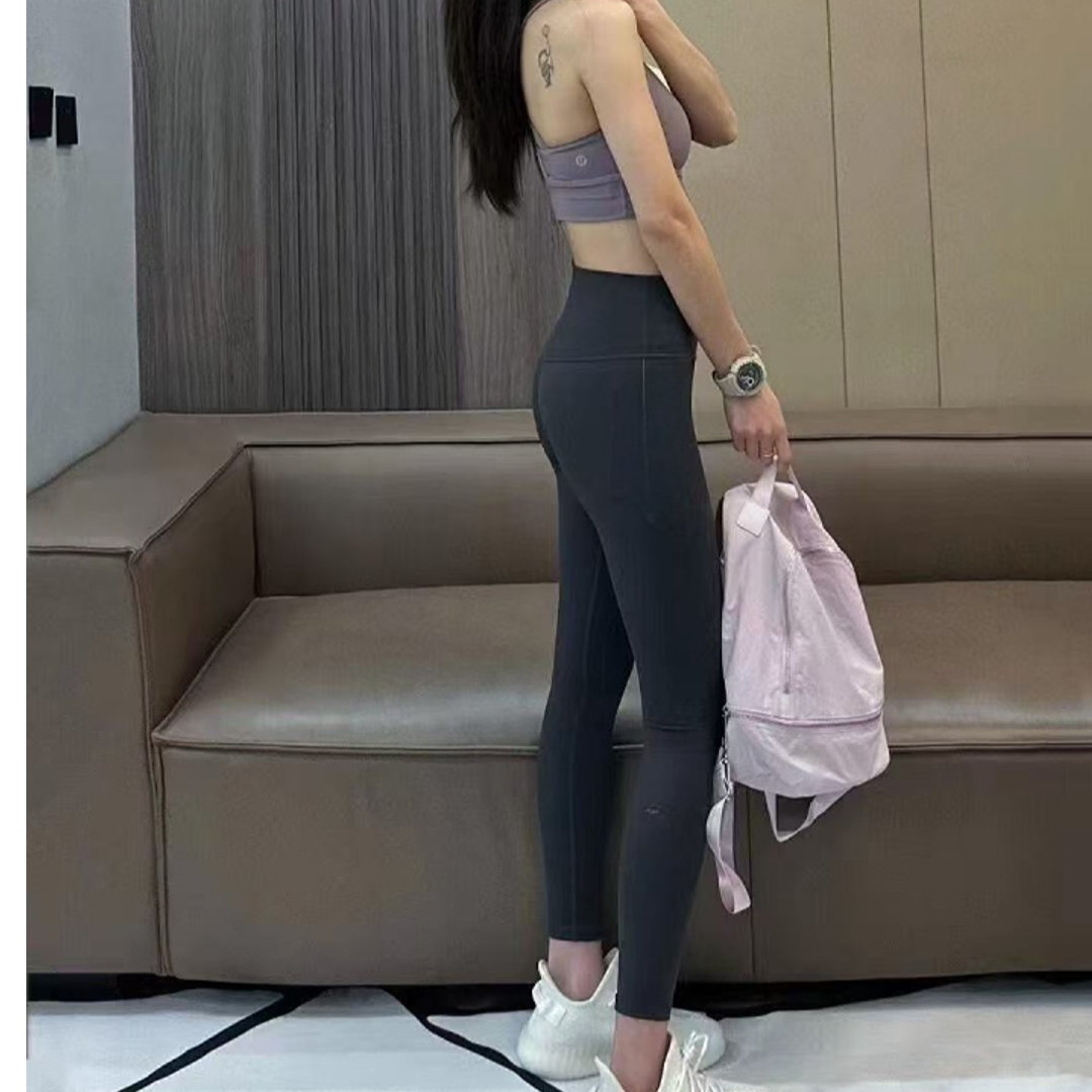 LU瑜伽裸感裤好穿有型微弹力舒适吸汗可运动显瘦