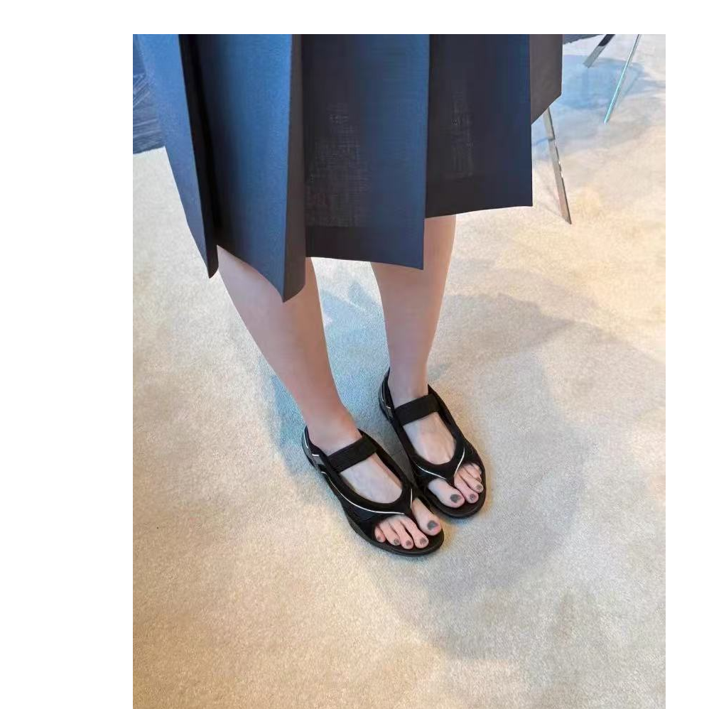 运动风一脚蹬人字拖夹趾凉鞋 J25XZ296