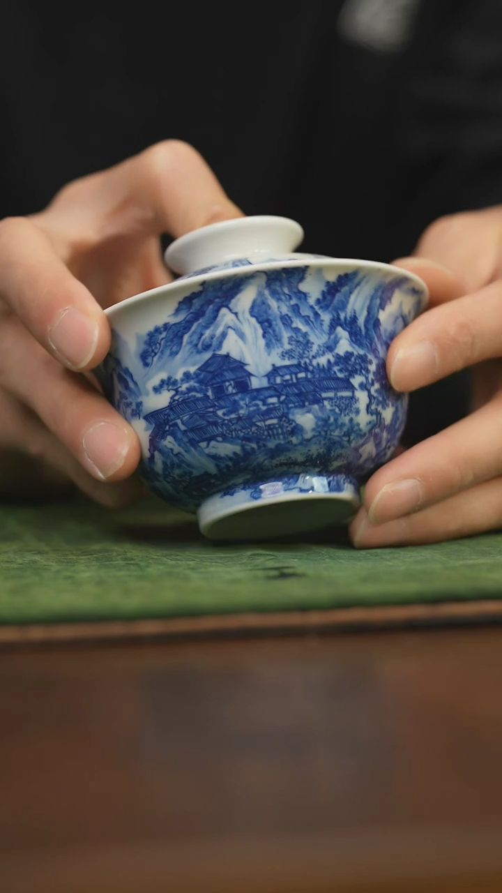 【闪购商品】杯柴窑青花破价福利