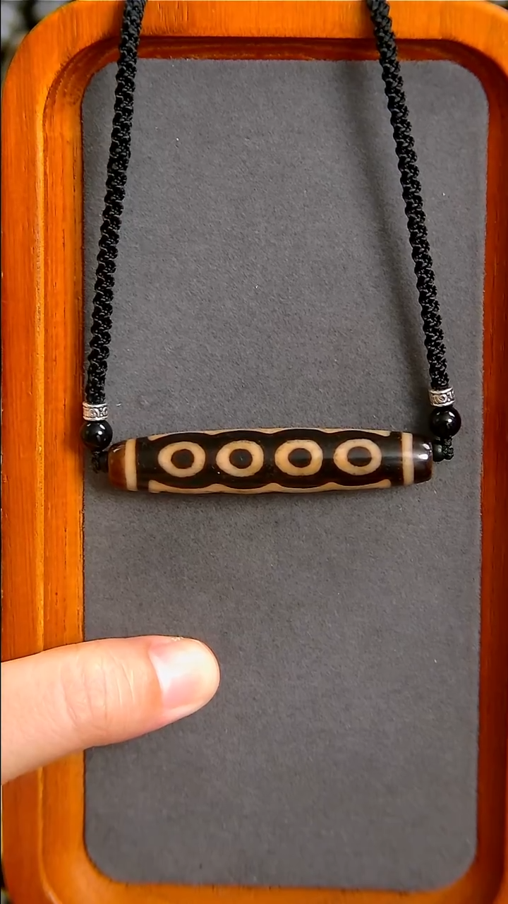 未镶嵌玛瑙/玉髓珠宝半成品?****❤上肯全手七眼天珠12*59