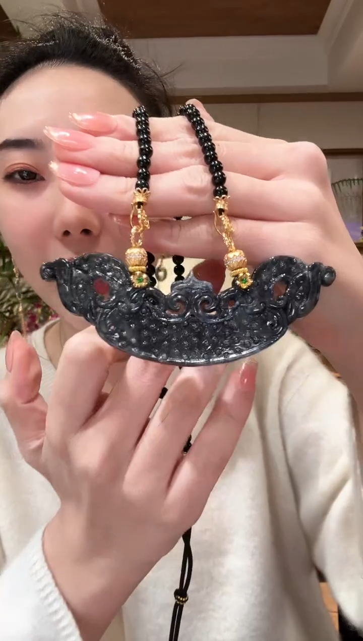 【闪购商品】翡翠颈饰未镶嵌国风
