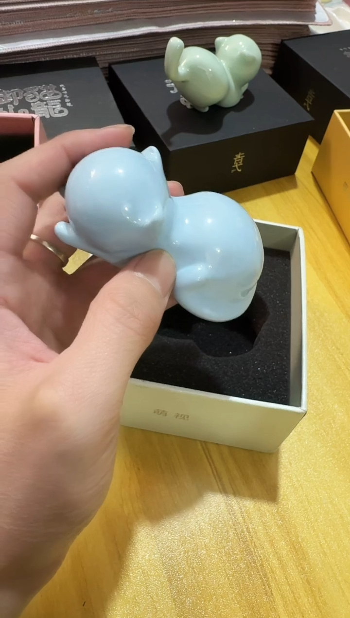 故宫猫咪蓝色1个