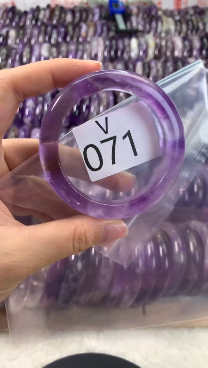 【闪购商品】水晶水晶手镯V未镶嵌071-54