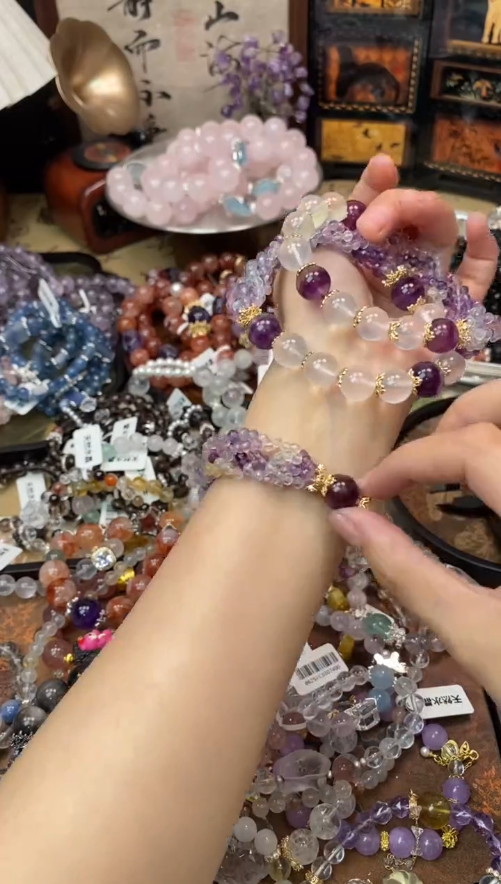 【闪购商品】水晶手链未镶嵌488手串