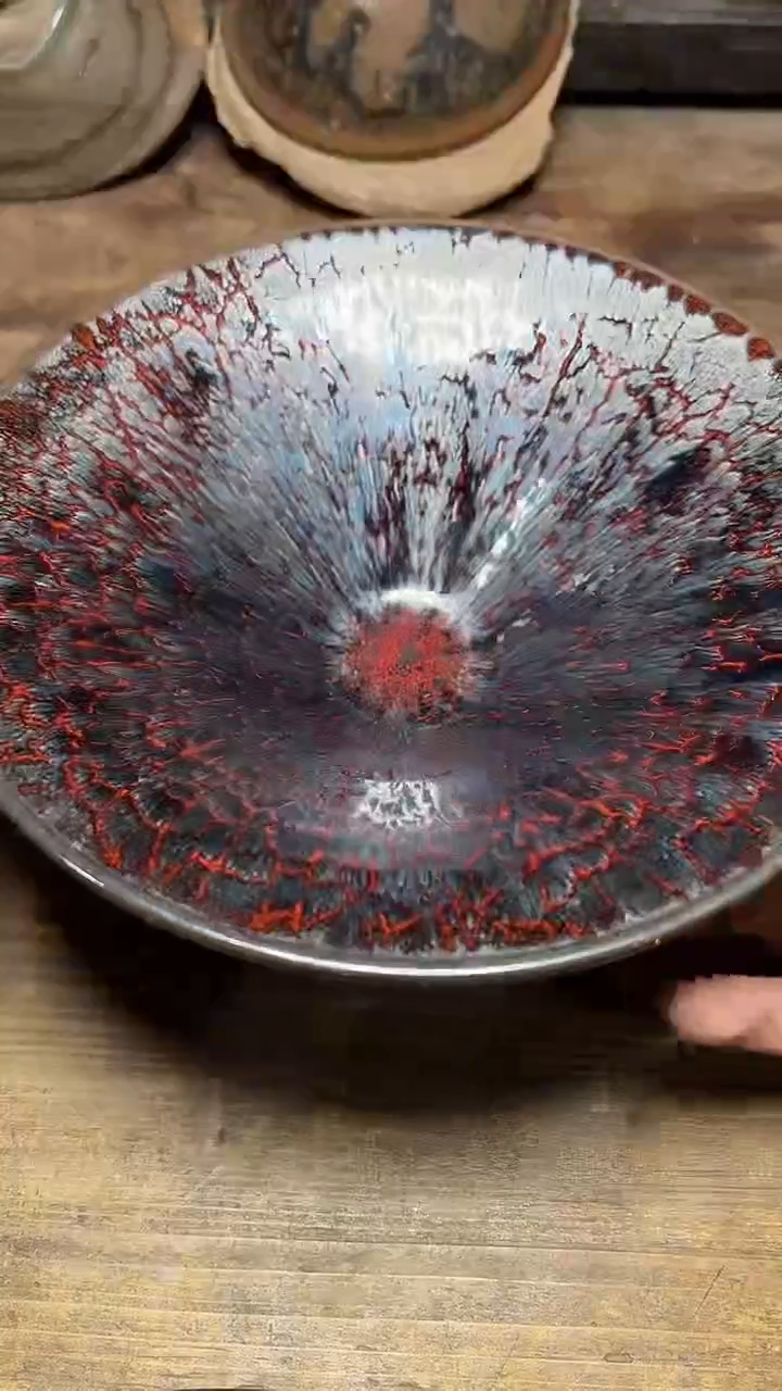 【闪购商品】茶盏名家余小红暨培旺建盏（带证书礼盒）36