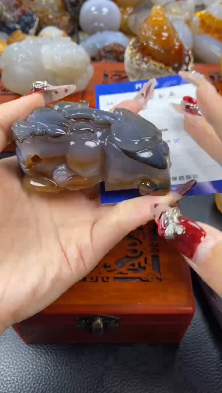 【闪购商品】玛瑙/玉髓手把未镶嵌1