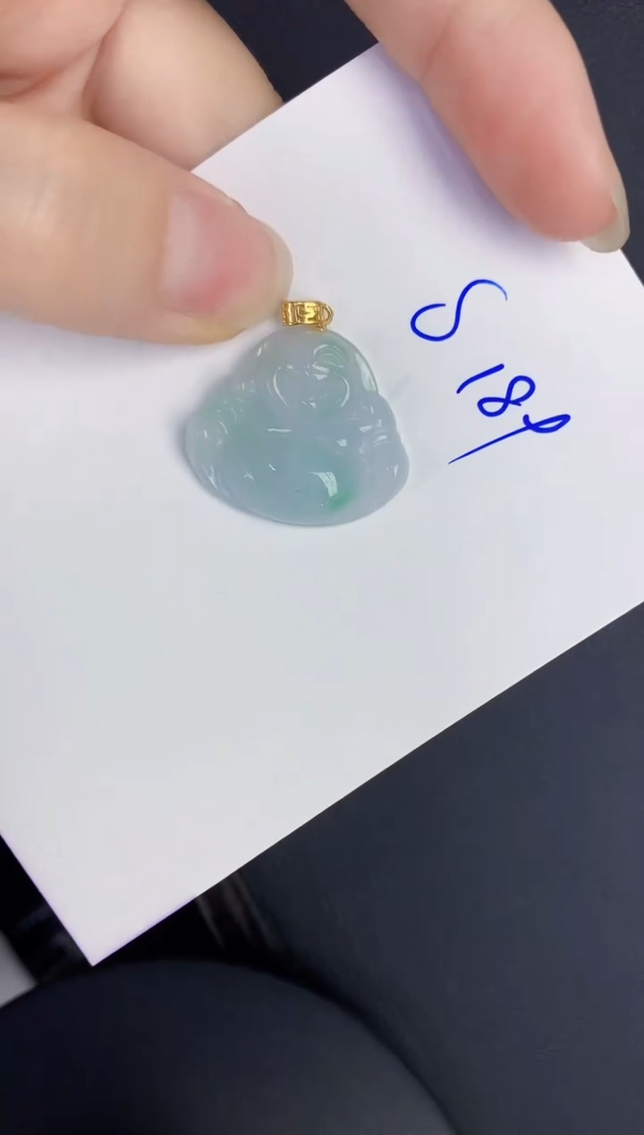 颈饰未镶嵌翡翠缅甸天然翡翠A货