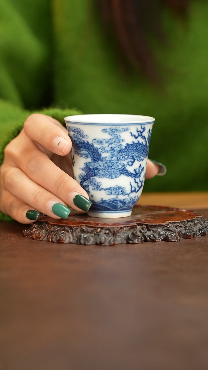 【闪购商品】博瑞堂龙纹闻香杯