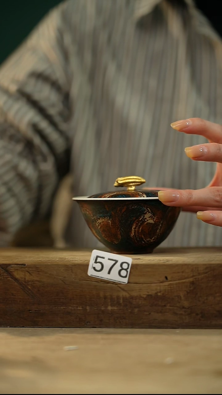 【闪购商品】瓷片新品设计师手作款 大漆手刷系列 小钱