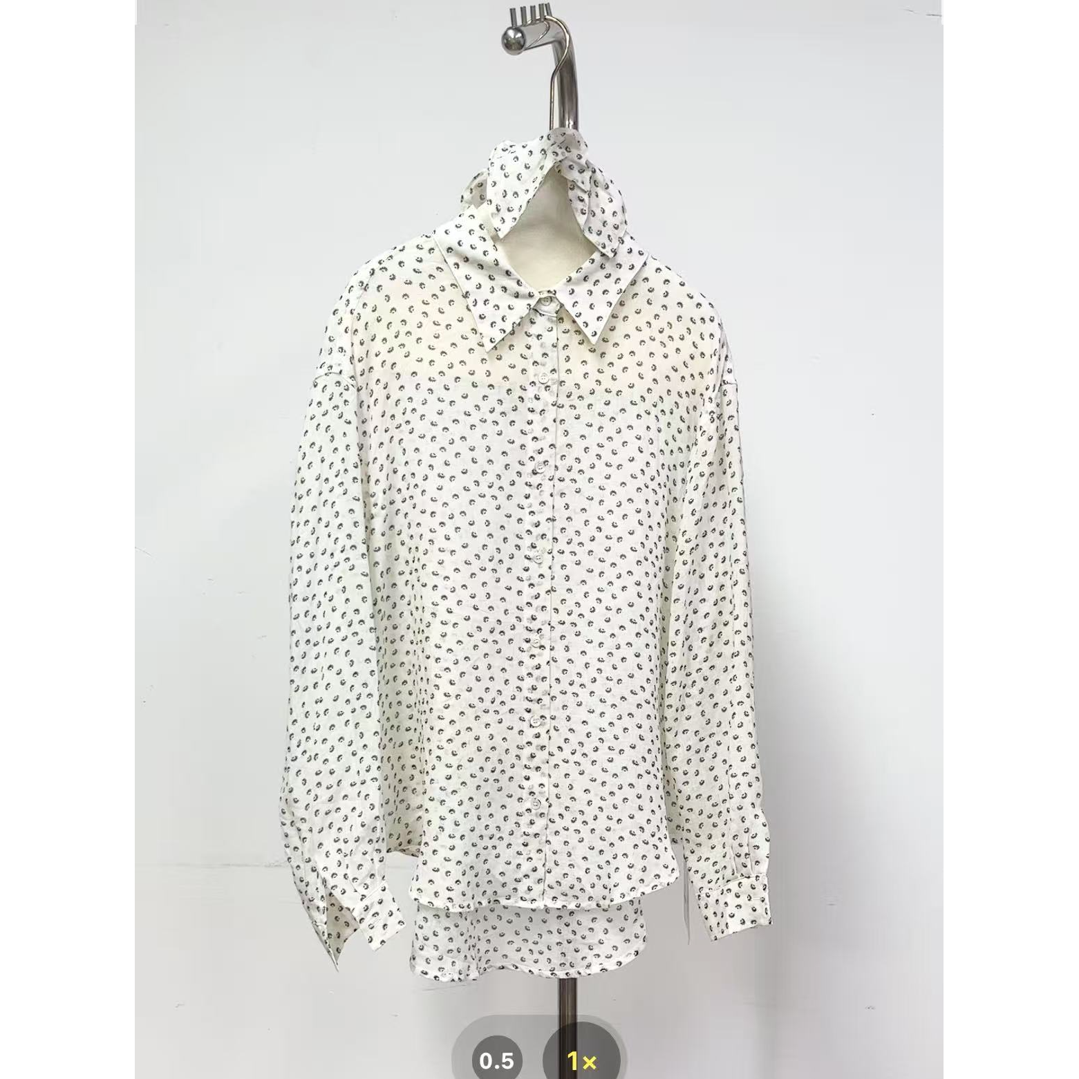 拾光家女装苎麻衬衫4127