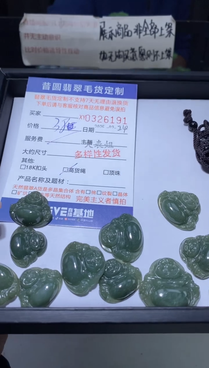 【闪购商品】翡翠颈饰未镶嵌多样性发其一326191