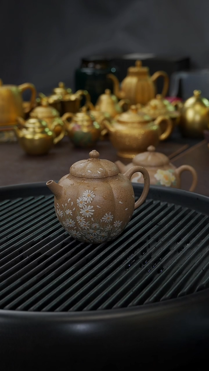 【闪购商品】杯【宜景窑】手绘壶