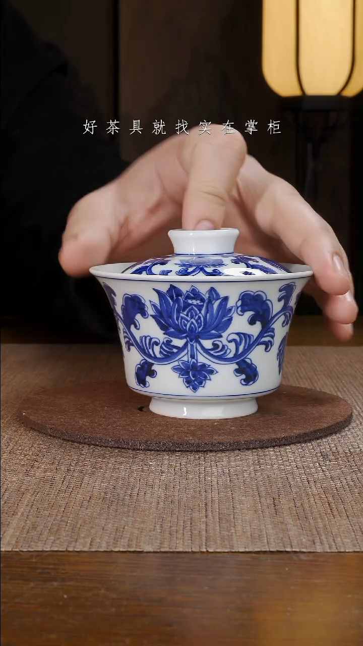 【闪购商品】摆件景德镇手工手绘茶具大器宛成