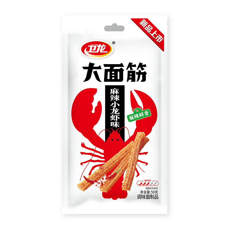 卫龙大面筋麻辣小龙虾味50g*1
