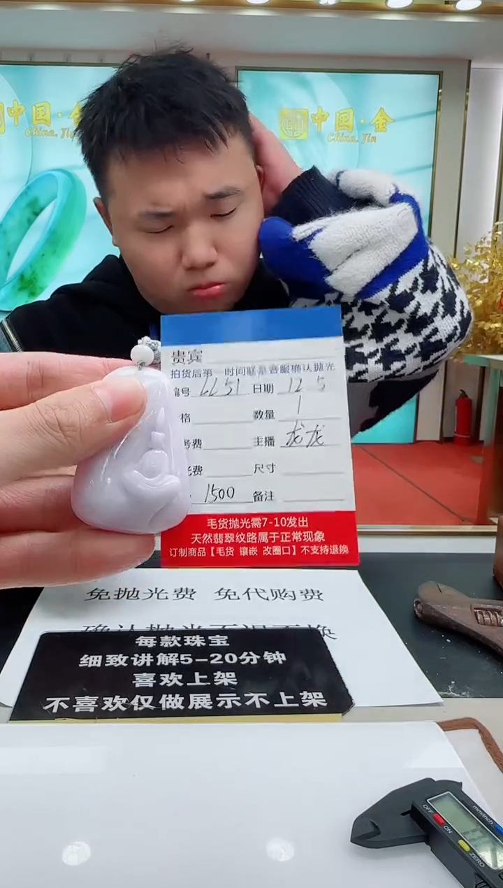 未镶嵌定制翡翠LL51翡翠吊坠-多样性发其一