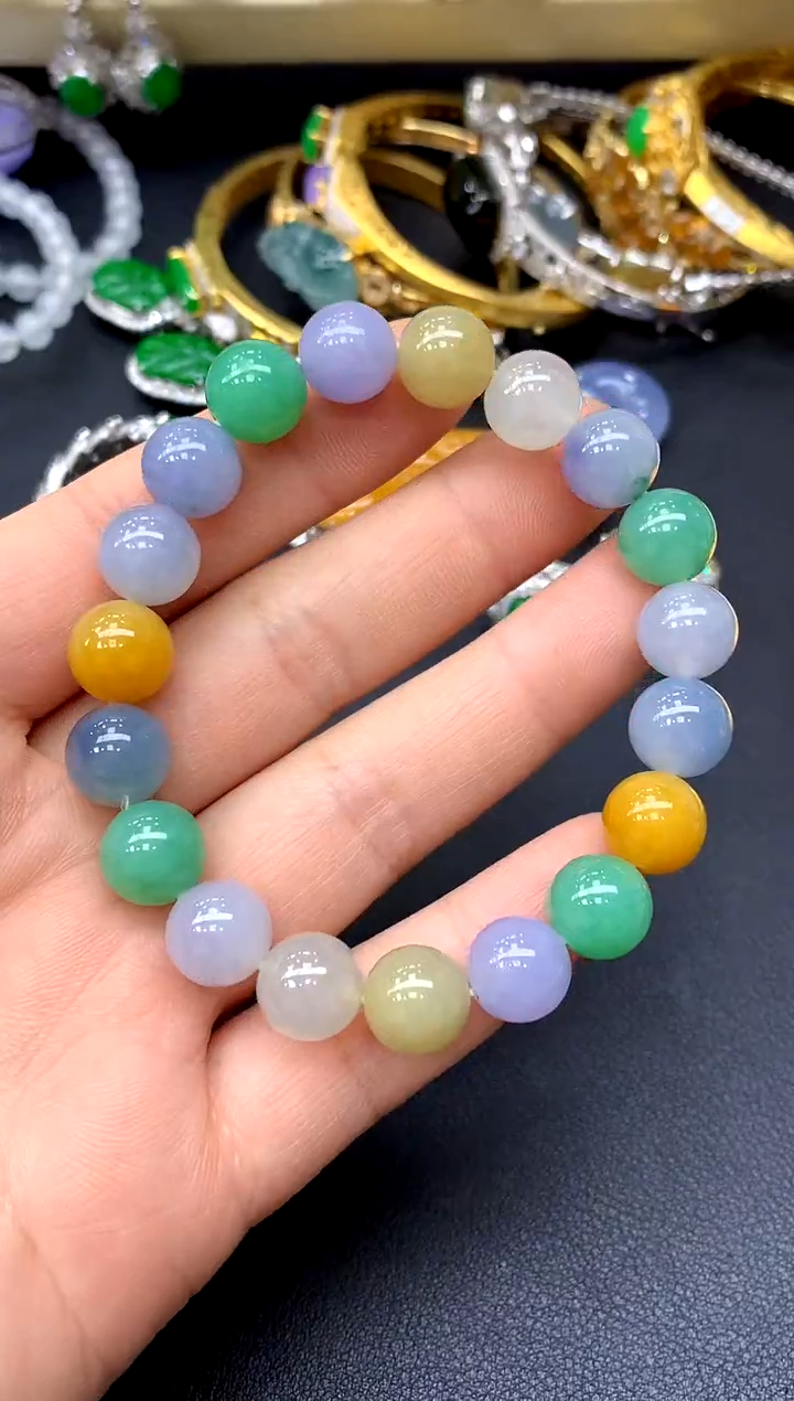 未镶嵌手链翡翠479-中国好珍宝