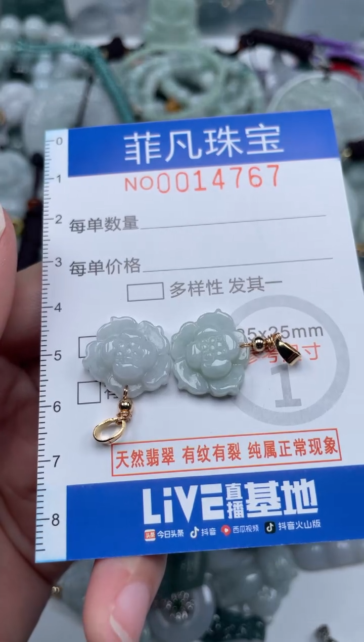 颈饰未镶嵌翡翠14767