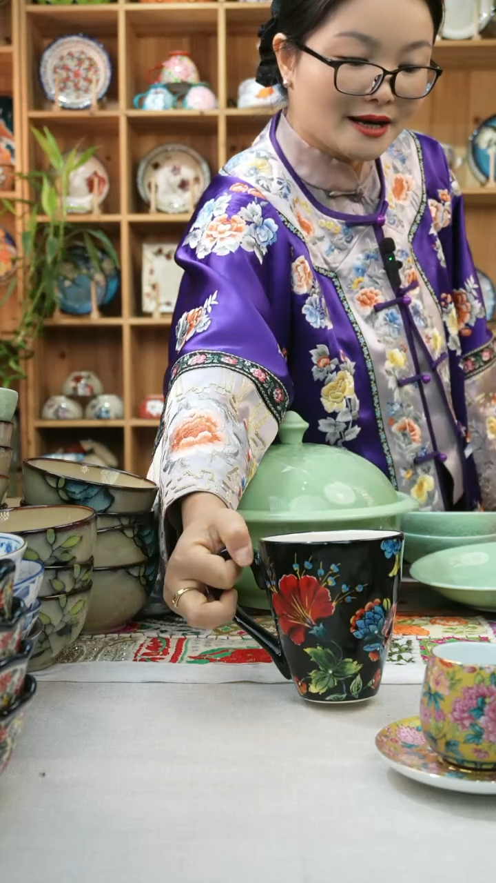 瓷片小可陶瓷高温一只杯子