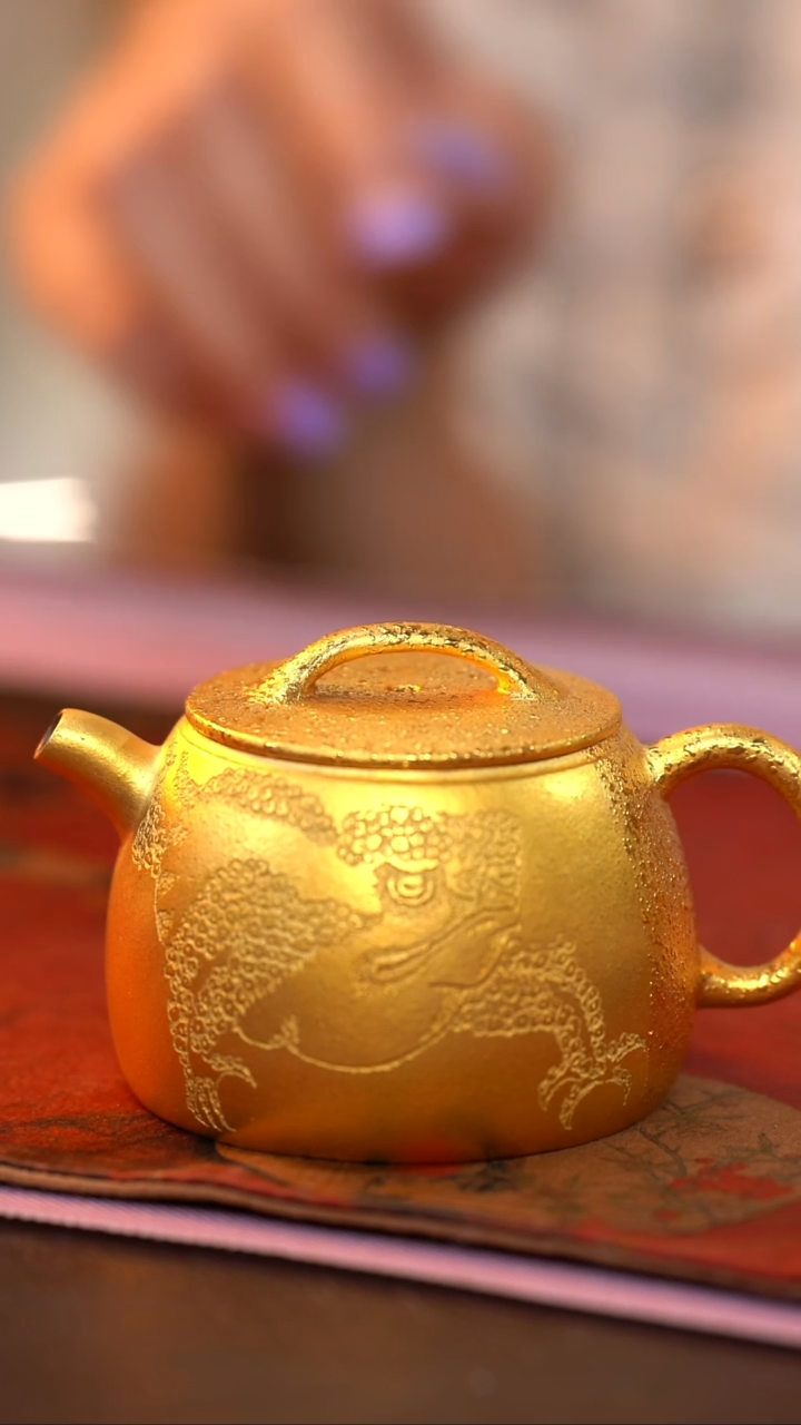 茶杯紫砂【宜景窑系列】金壶