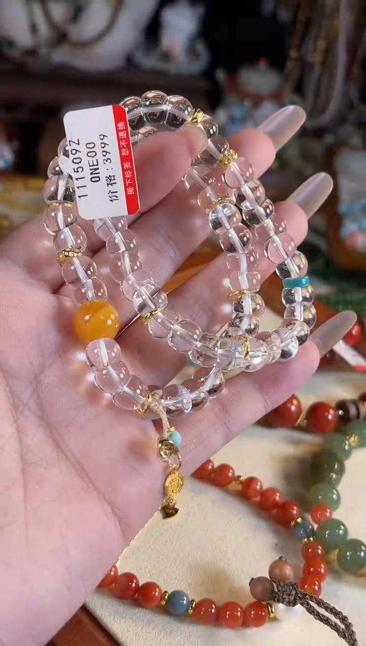 【闪购商品】水晶手链银S925镶嵌多样性发货其一