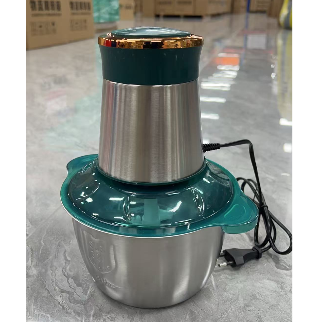 2L小型大容量 家用多功能绞肉机碎菜机打馅神器易清洗狼2随机款式