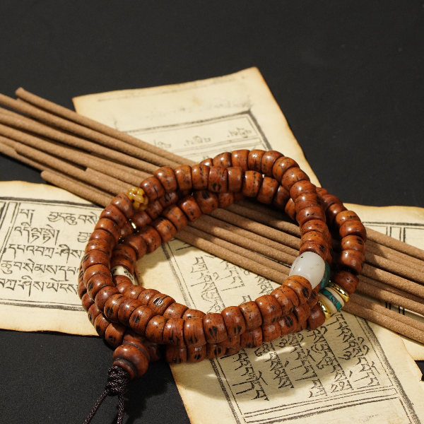 20世纪凤眼菩提念珠/GW2108/古玩老串/律宝堂