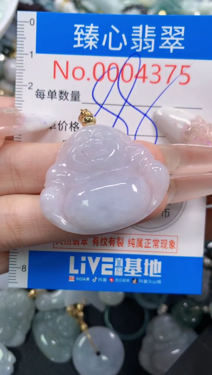 吊坠(不含链)未镶嵌翡翠4375
