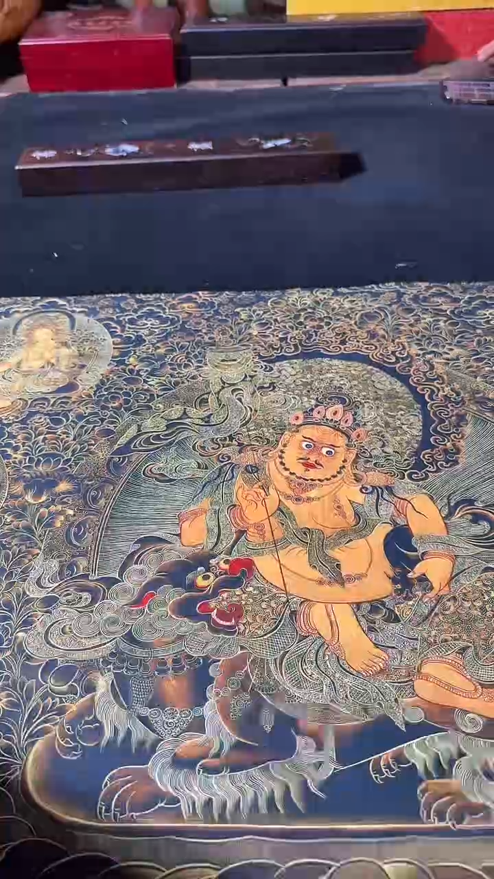 卷轴画藏式珍藏彩绘艺术馆117