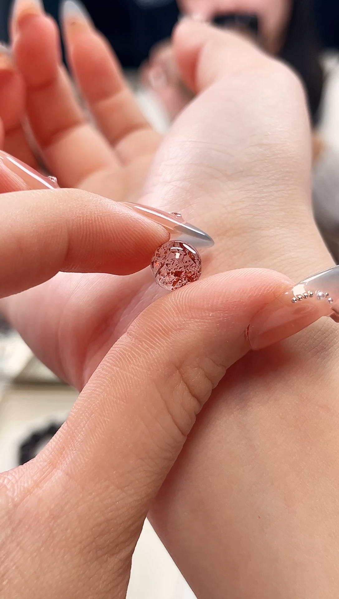 未镶嵌手串水晶超七单珠8.7mm【多样性发一】