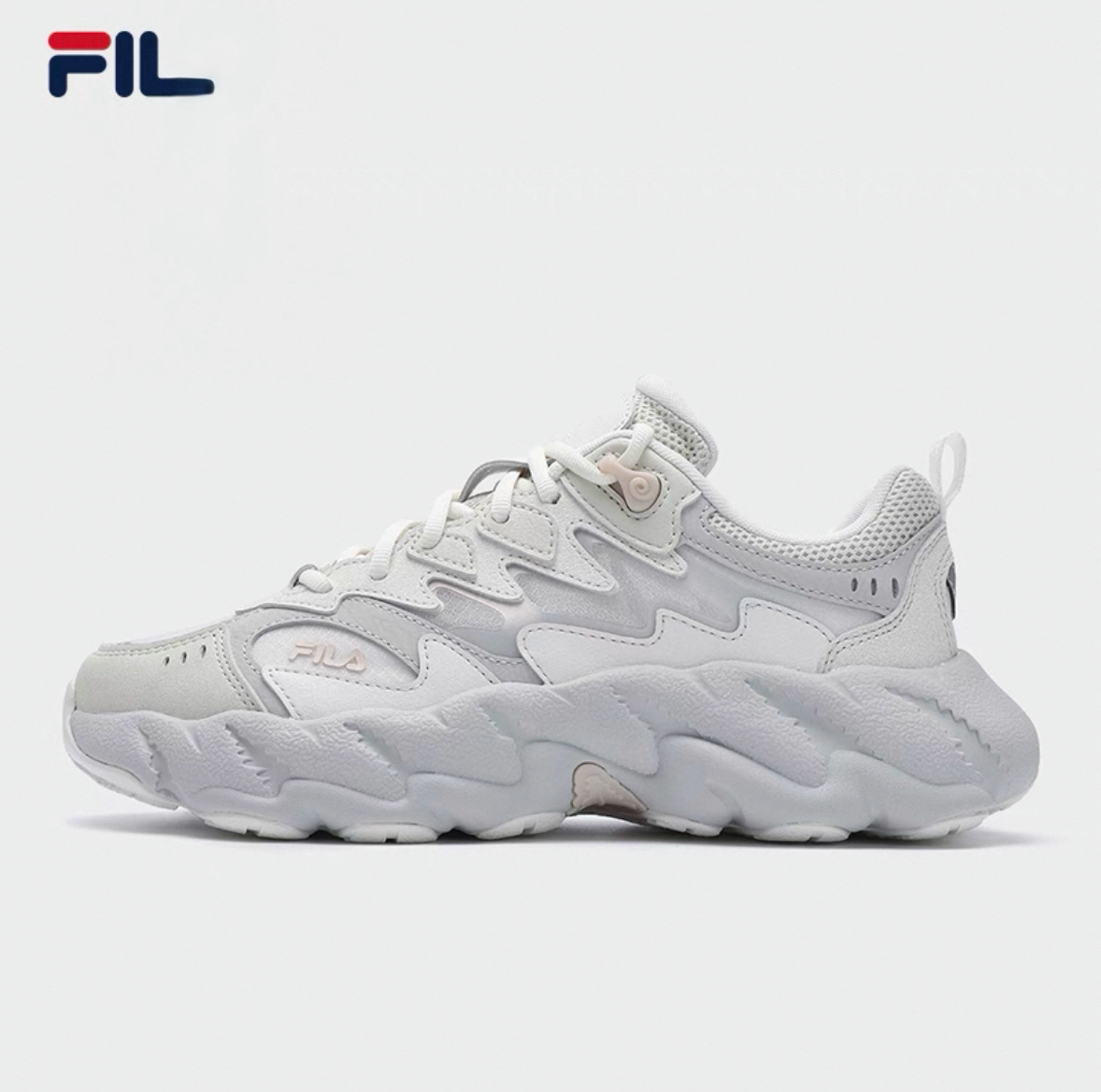 FIL女鞋蕨草2代老爹鞋运动鞋2025春夏季新款厚底透气女鞋休闲鞋子