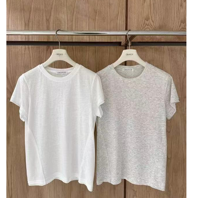 十三行Orange-夏季福秒净版轻薄舒适圆领短袖T恤#80513
