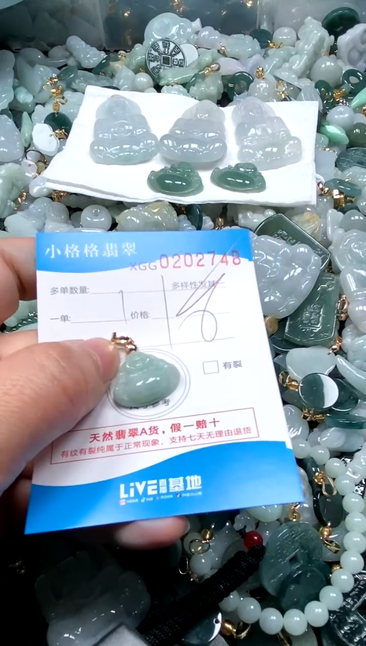 【闪购商品】翡翠颈饰未镶嵌闪购商品0202748