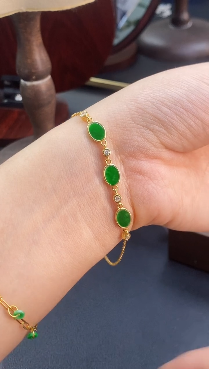 颈饰银S925镶嵌翡翠12249