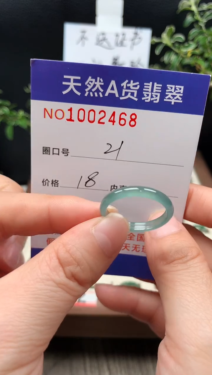 未镶嵌戒指翡翠21#