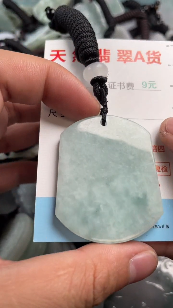 翡翠未镶嵌吊坠(不含链)1
