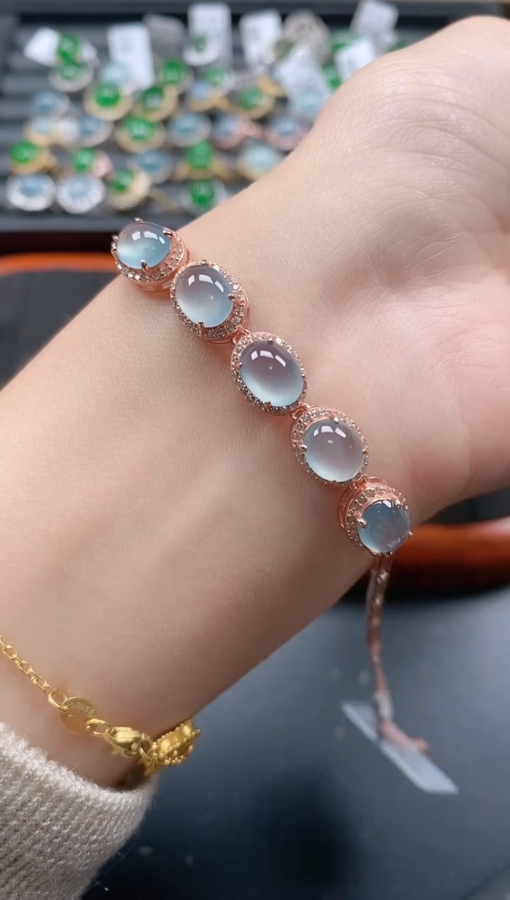 银S925镶嵌戒指翡翠1111111