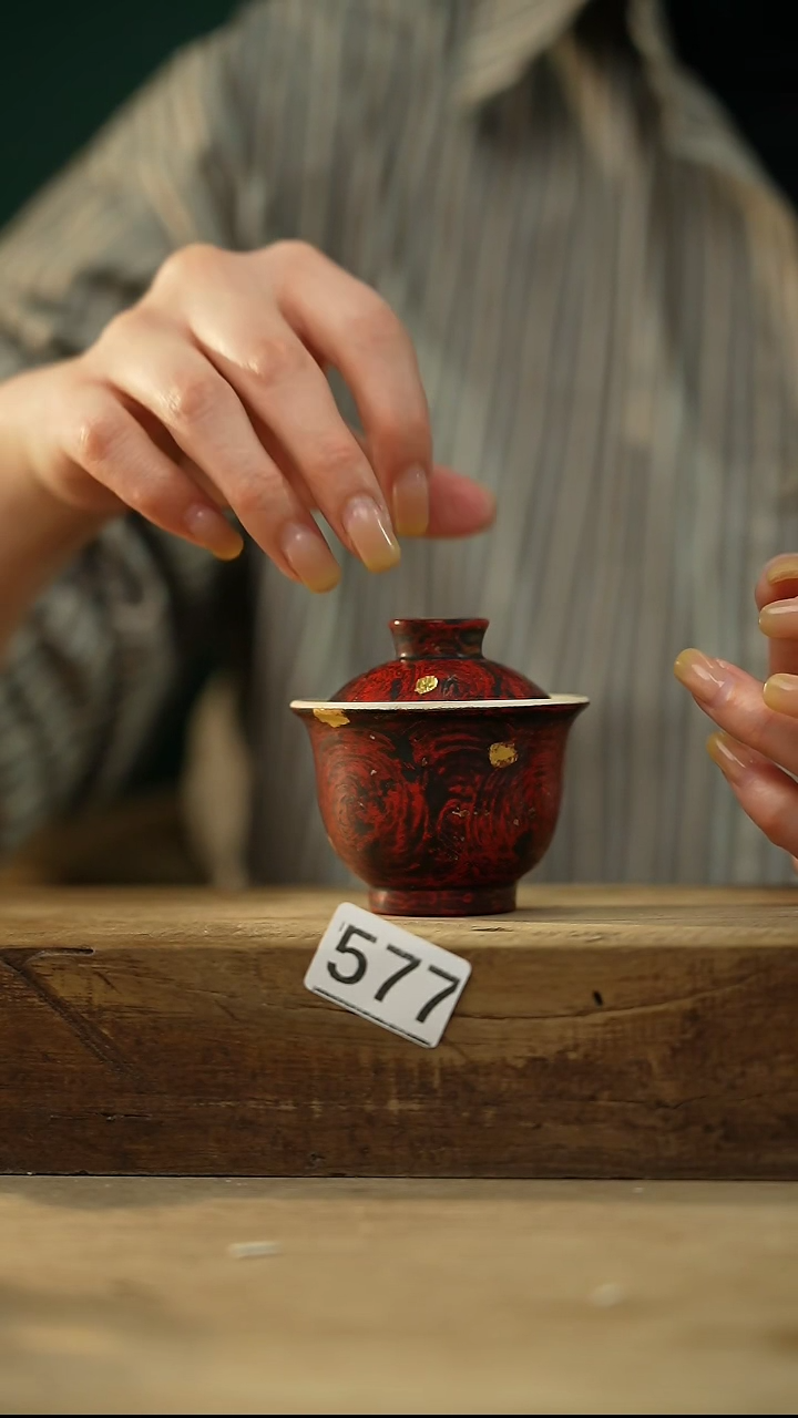 【闪购商品】瓷片新品设计师手作款 大漆手刷系列 小钱