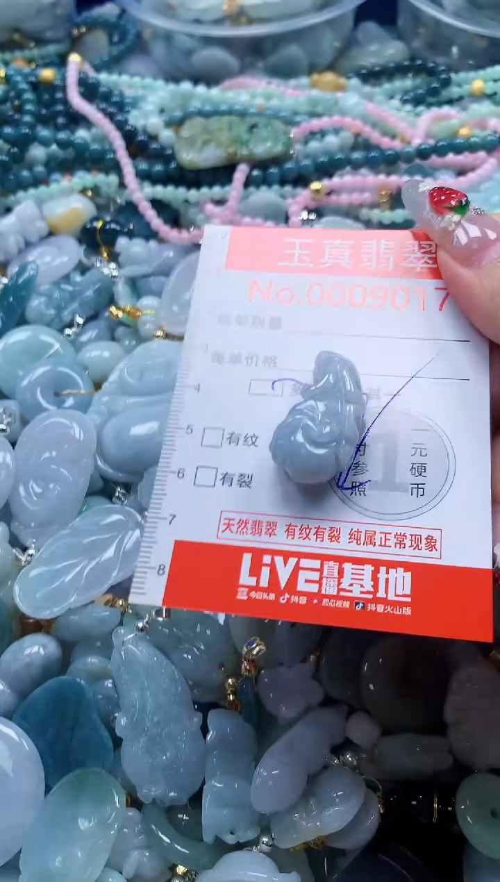 翡翠未镶嵌吊坠(不含链)9017