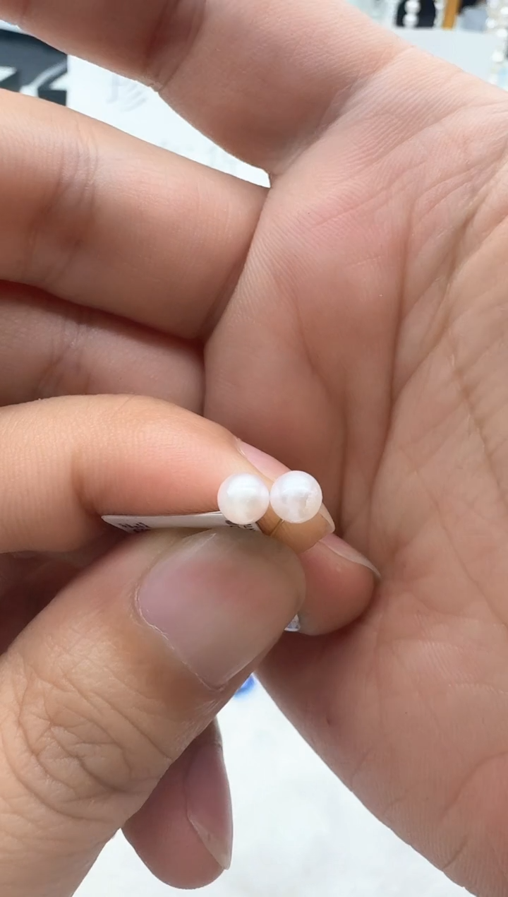 【闪购商品】海水珍珠耳饰18K金镶嵌非基地发货不带证书