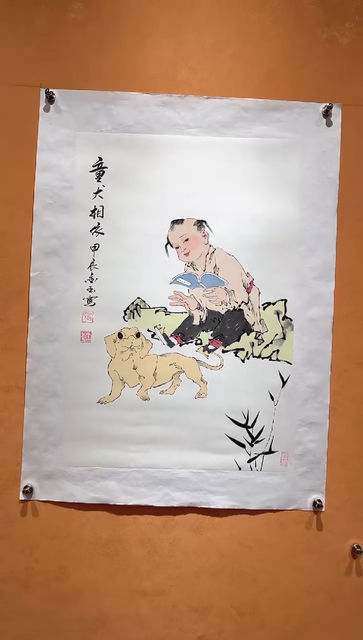 国画刘金玉教授亲笔手绘