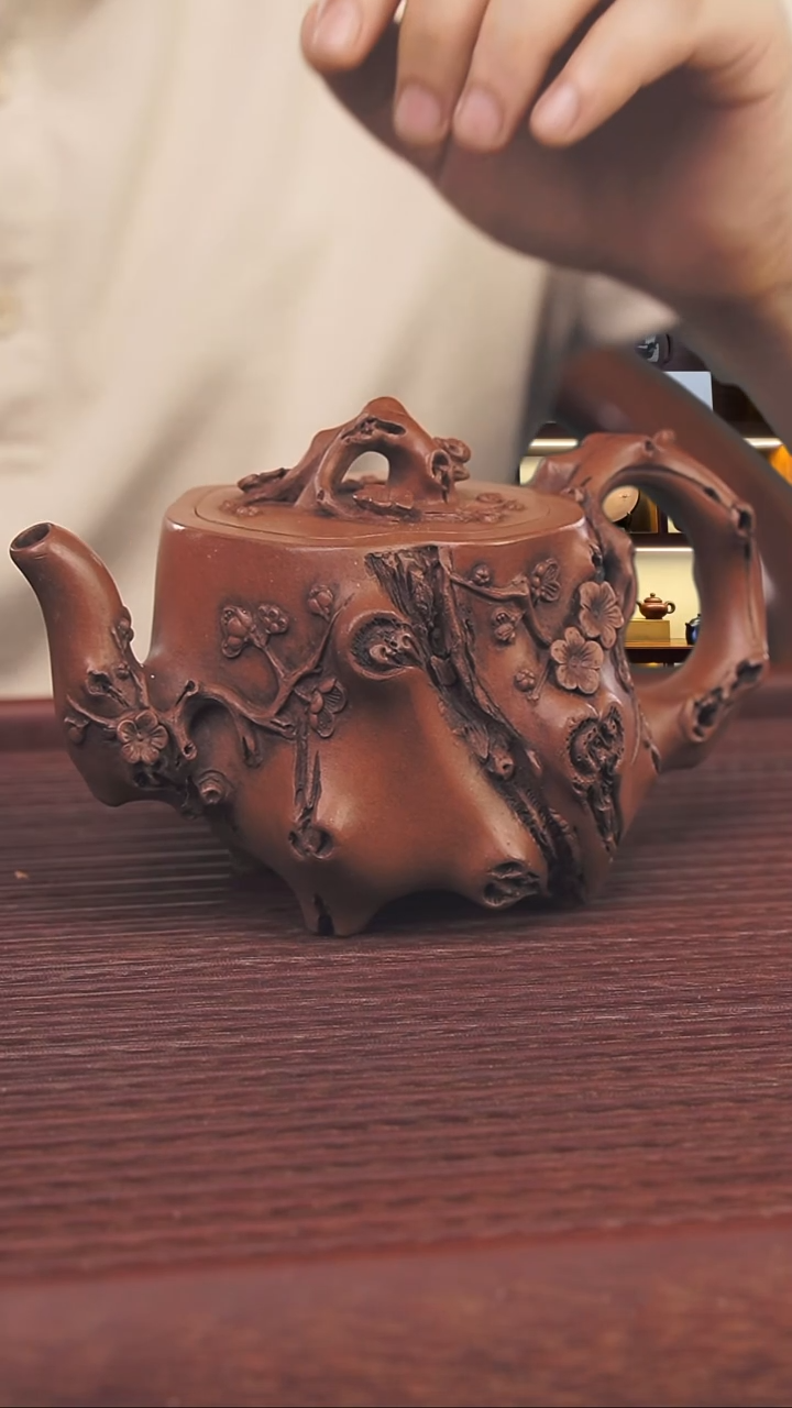 茶壶紫砂240cc顾氏手工紫砂