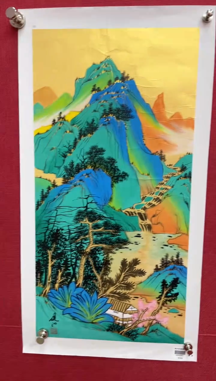 国画刘伟-2平尺-山水-纸片