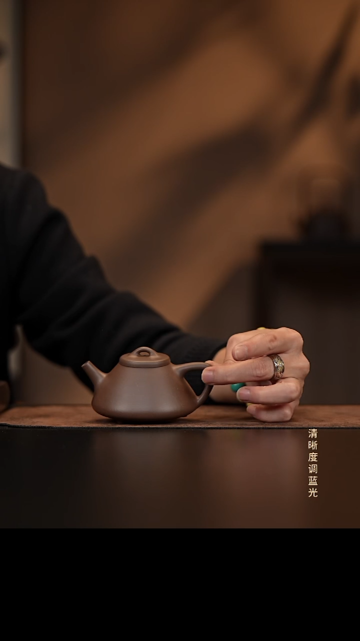 允禾斋 紫砂壶  子冶 天青