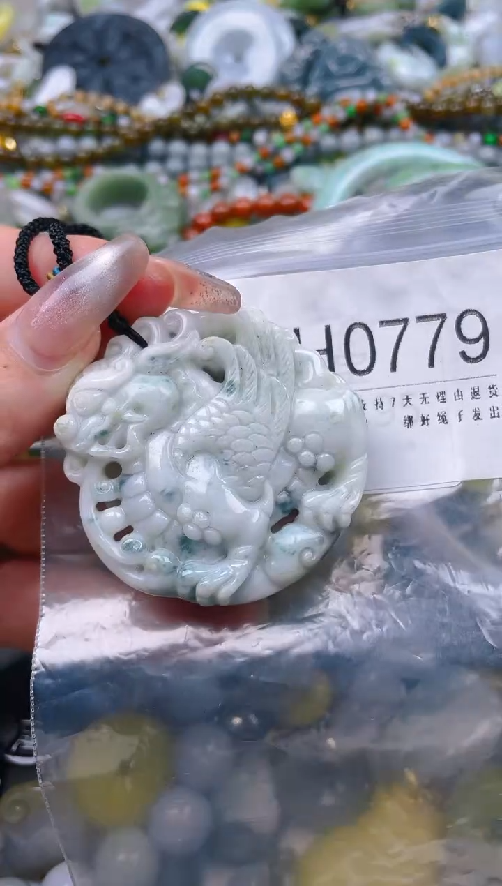 【闪购商品】翡翠颈饰未镶嵌/H/翡翠A货一图一物