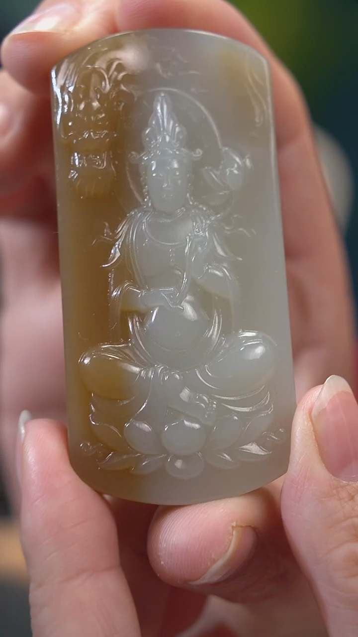 【闪购商品】和田玉吊坠(不含链)未镶嵌观音