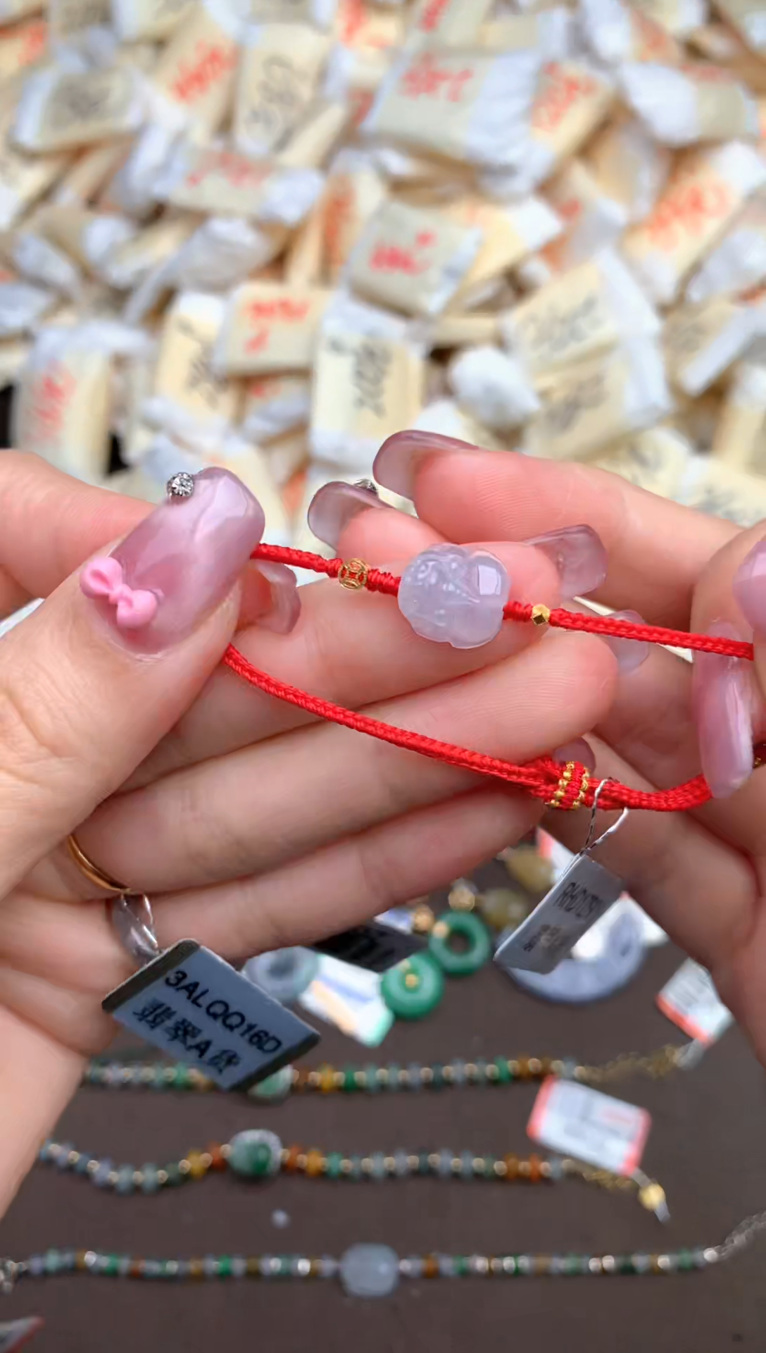 【闪购商品】翡翠手绳未镶嵌一