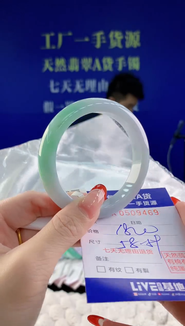 【闪购商品】翡翠手镯未镶嵌69天然A货翡翠